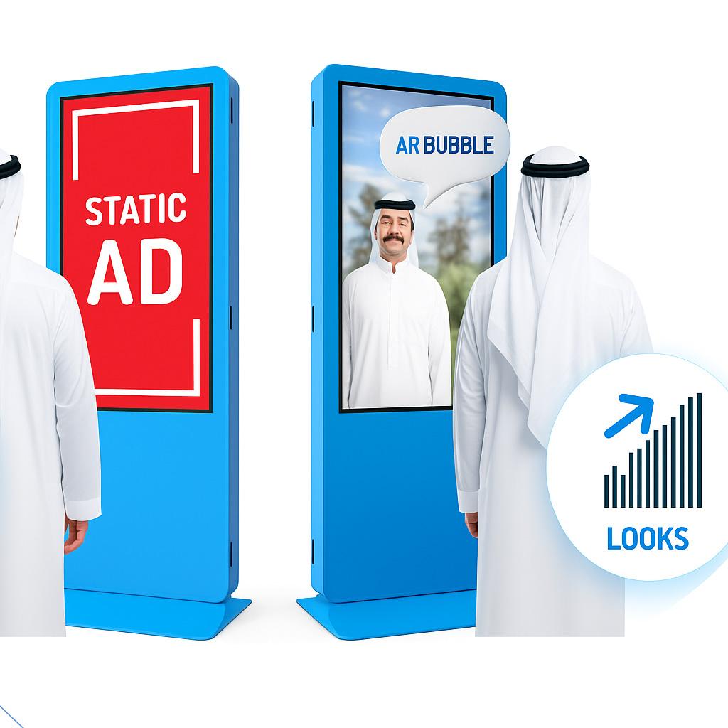 showcasing interactive and immersive AR experience